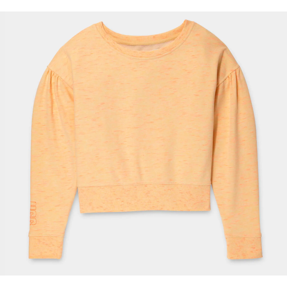 UGG Womens Large Tenley Crewneck Melange in Yellow Neon